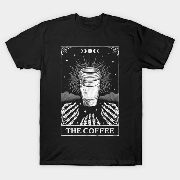Unbranded Other - The Coffee Tarot Card Skeleton - Coffee Lover Retro Vintage